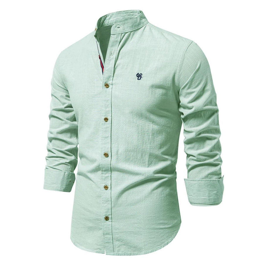 Polohemd Herren | Stehkragen & Slim Fit
