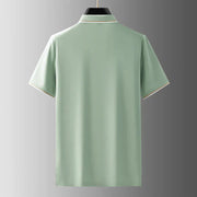 Poloshirt Herren | Classic Fit mit Kontrastkragen & Streifendetails