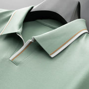 Poloshirt Herren | Classic Fit mit Kontrastkragen & Streifendetails