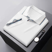 Poloshirt Herren | Classic Fit mit Kontrastkragen & Streifendetails