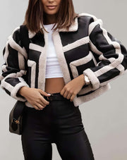 Prescilla -  Gut sitzende dicke Kunstjacke