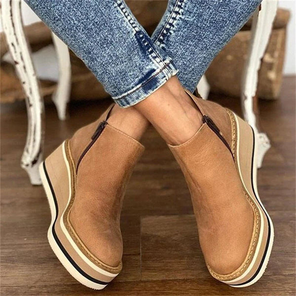 Gabriela | Damen Orthopädische Plattform Stiefeletten
