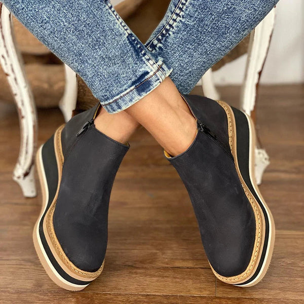 Gabriela | Damen Orthopädische Plattform Stiefeletten