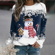 Damen Weihnachtspullover Mit Rundhals | Winter