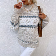 Crystal | Grob gestrickter Pullover im Retro-Stil