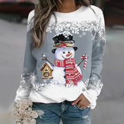 Damen Weihnachtspullover Mit Rundhals | Winter