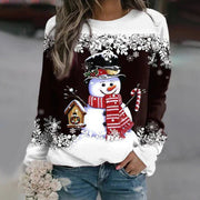 Damen Weihnachtspullover Mit Rundhals | Winter