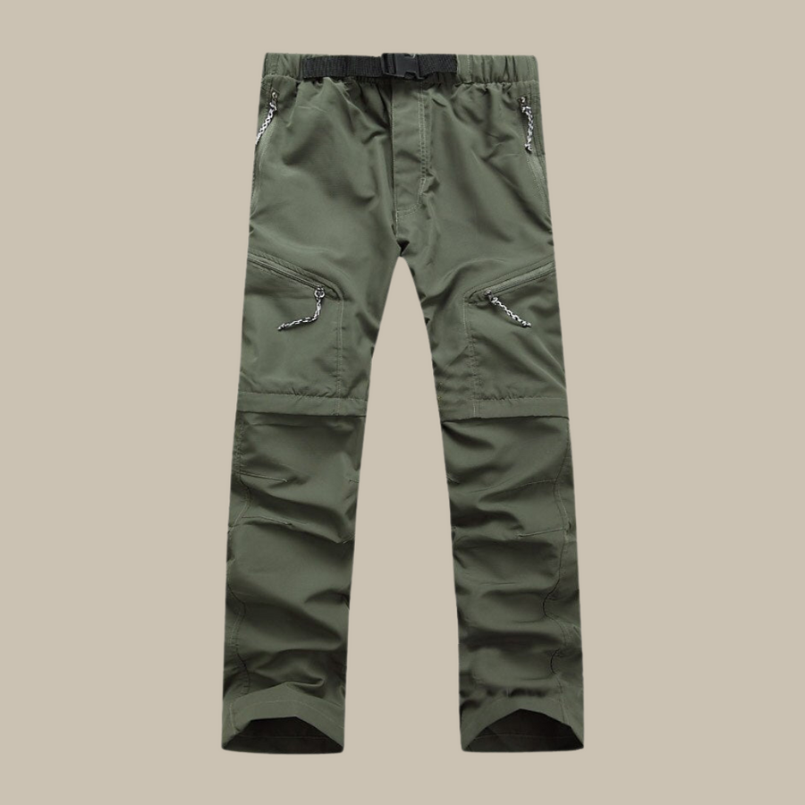 Herren Zip-Off Hosen mit elastischem Bund