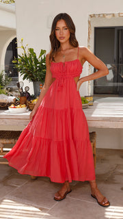 Damen Sommerkleid aus Viskose mit V-Ausschnitt und luftiger Passform