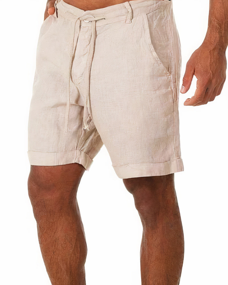 Stilvolle Leinen-Shorts für Herren - Leo