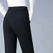 Damen High-Waist-Stretchhose mit Taschen