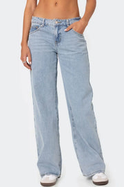 Nina | Damen-Low-Jeans Retro modern & lässig