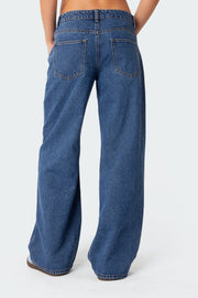 Nina | Damen-Low-Jeans Retro modern & lässig