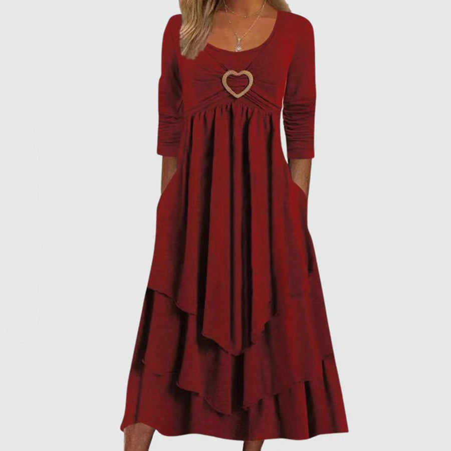 Kuscheliges - Lässiges langes Kleid für dich