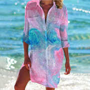 Remi | Abito camicia rilassato in tessuto traspirante