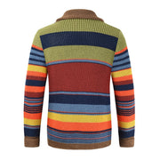 Retro Strickjacke mit Schalkragen für Herren