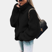 Rollkragenpullover Damen Oversized