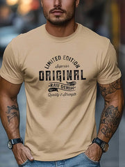 Roman- Elegantes Rundhals T-Shirt für Herren
