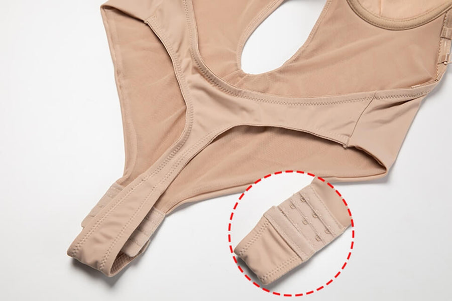Body shaper con schiena scoperta | Body da donna con coppe