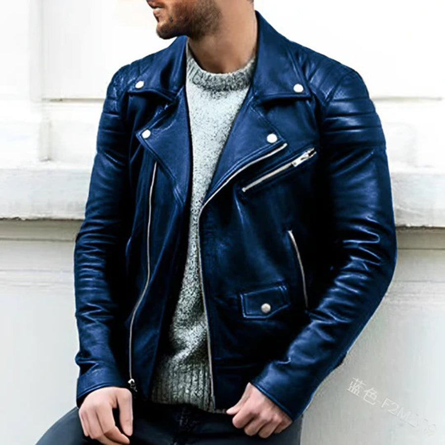 Ryder | Giacca da motociclista in pelle da uomo