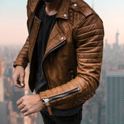 Ryder | Giacca da motociclista in pelle da uomo