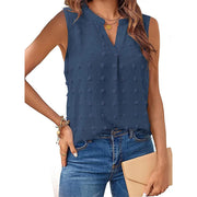 Heidi-Mode | Damen Tops Sommer Tank Top für Frauen Ohne Ärmel Blusen Frühling Korsett V-Ausschnitt Schöne Legere T-Shirts