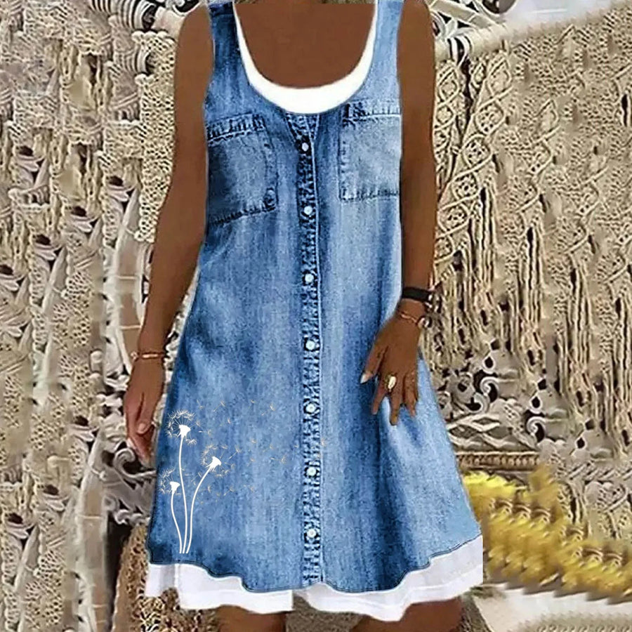 Natasza – Weiches Und Elegantes Jeanskleid