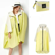 Damen Regenponcho mit Kapuze – Wasserdicht und stylisch für Outdoor-Aktivitäten