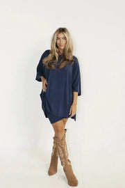 Heidi-Mode | Damen Lounge Set mit Oversized T-Shirt und Biker-Shorts