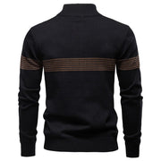 Amitai - Klassischer Strick Pullover Mit Halbem Reißverschluss