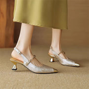 Pumps mit Kitten-Heel für Damen