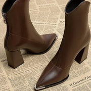 Darcie - Stiefel mit hohem Absatz und Reißverschluss