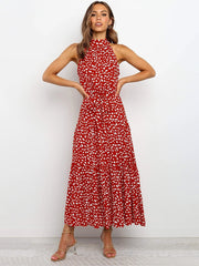 Polka-Muster Eleganzkleid