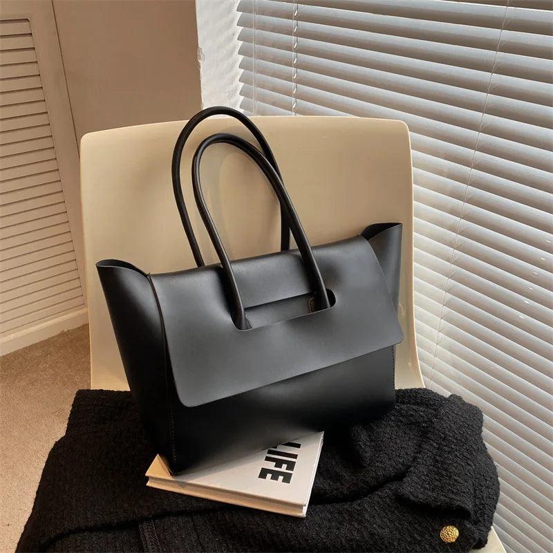 Luxuriöse Vegane Leder Tote Bag – Damen Shopper Handtasche
