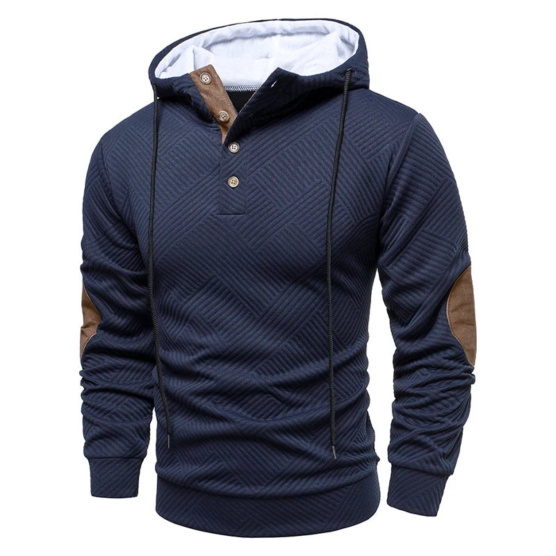 Slobodan – Stilvoller Langarm-Kapuzen Pullover