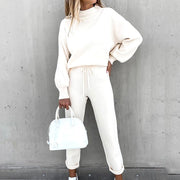 Damen Zweiteiliger Lounge-Set – Bequemer und stylischer Sweater und Jogginghose für Freizeit und Alltag