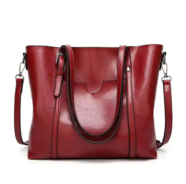 Luxuriöse vegane Strandtasche – Große Tote Bag aus veganem Leder