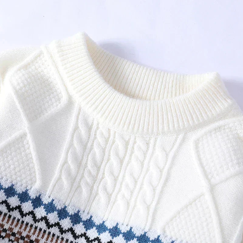 Elena | Stylischer Herren-Strickpullover nordisch & warm