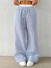 Heidi-Mode | Gestreifte Hose mit Weitem Bein