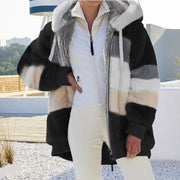 Fibi Fleece Weste mit Kapuze | Ultra warm, weich & modisch