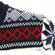 Logan | Vintage Strickjacke mit Reißverschluss