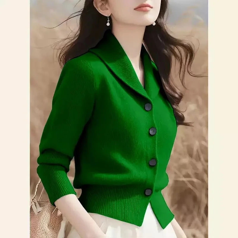 IRMTRAUD - BASICS STRICKJACKE MIT KNOPFEN