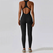 Solider Yoga-Jumpsuit für Damen – Einteilige Activewear für Yoga & Pilates