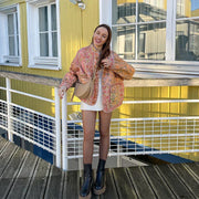 Lisa | Elegante Jacke mit Print und kaschmirweichem Gefühl