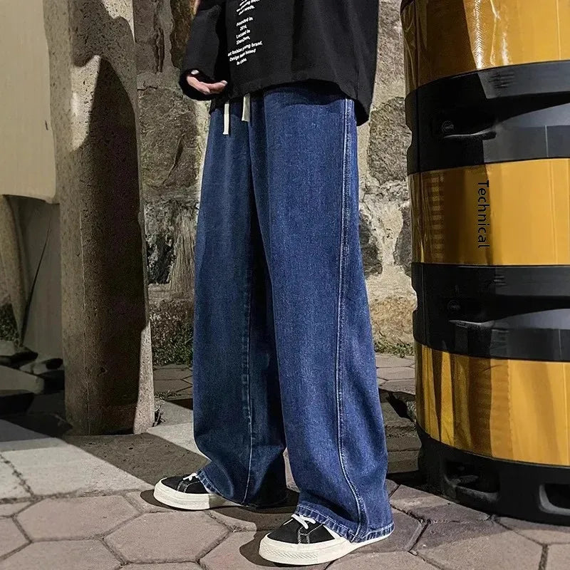 Herren Lässig Baggy Jeans | Weites Bein