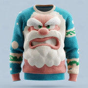 Joris™ – Unisex-Sweatshirt in limitierter Auflage mit 3D-Aufdruck von Santa Claus