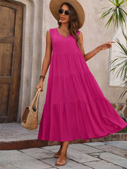 Fiona | Langes Kleid mit fließender Sommerform