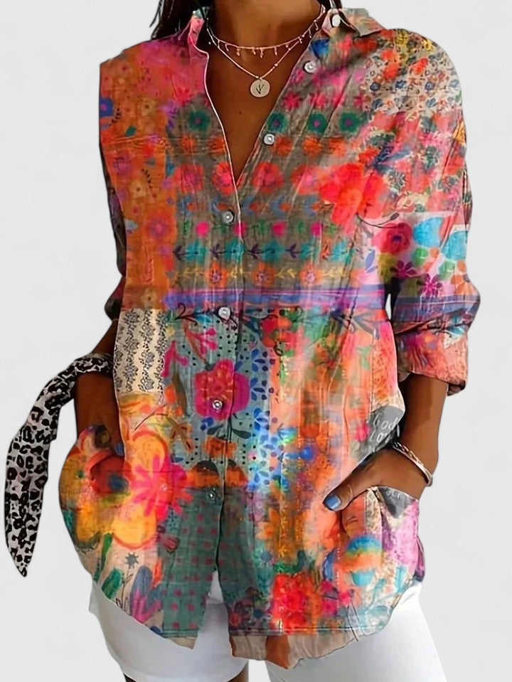 Lea | Elegante Bluse Edler Stil Zeitlos Chic
