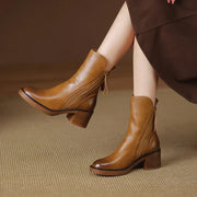 Marcy - Elegante Stiefeletten mit Blockabsatz