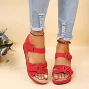 Mia - Keilsandalen mit Klettverschluss